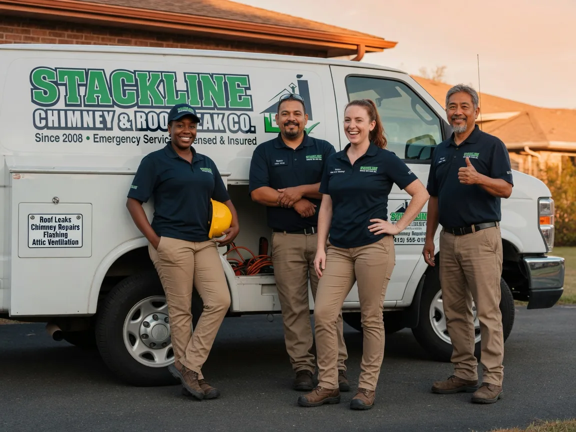 Chimney flashing repair company in Bazine, KS